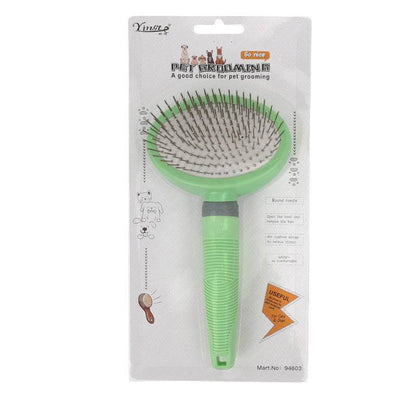 Eco-Friendly Green Pet Comb - Easy Cat Hair Removal & Grooming Tool - Buy Center
