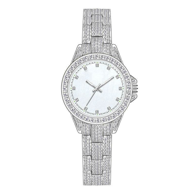 Buy Center Women's Diamond Watch - Elegant Dress Timepiece with Rhinestones - Buy Center