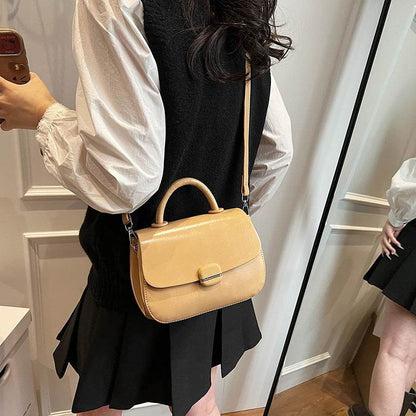 Women's Double Layer Crossbody Handbag - Stylish PU Bag for Any Outfit - Buy Center