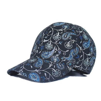 Buycenter Men's Trendy Peaked Hat - Genuine Leather Adjustable Cap - Buy Center