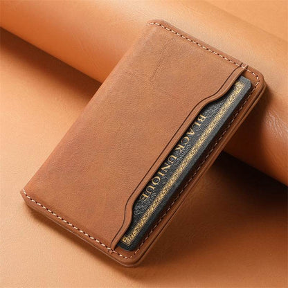 MagSafe Magnetic Card Holder - Stylish Leather Wallet for Apple Devices - Buy Center