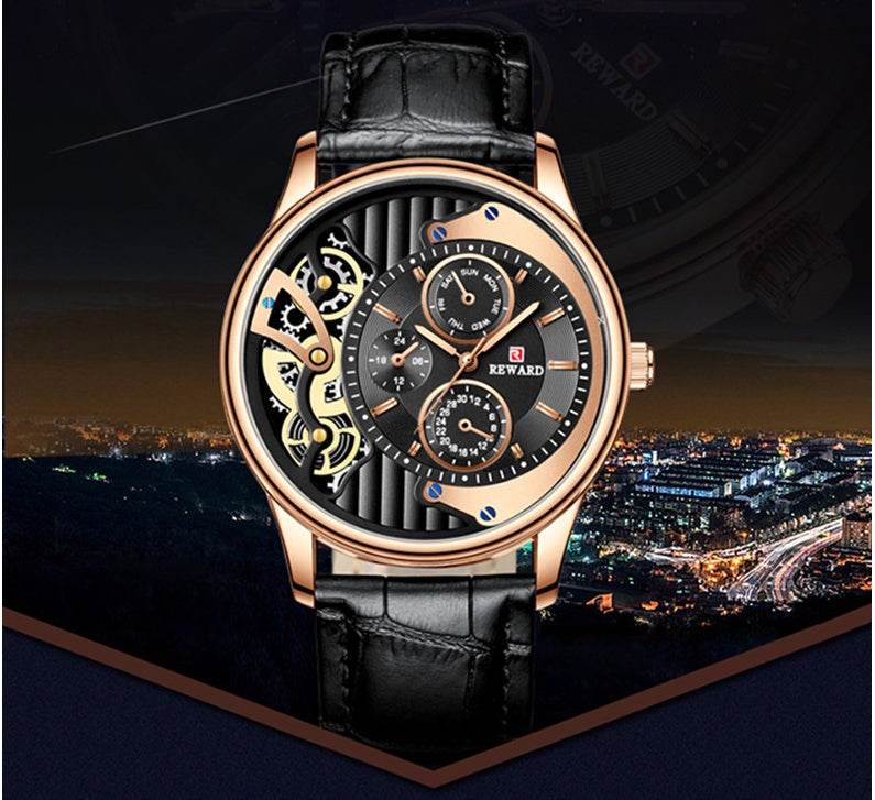 Buycenter Men's Waterproof Quartz Watch - Stylish & Durable Casual Timepiece - Buy Center