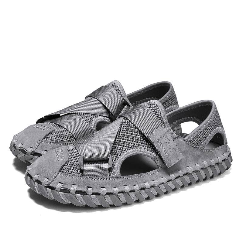 Summer Hollow Men's Breathable Mesh Sandals - Stylish Comfort for Every Occasion - Buy Center