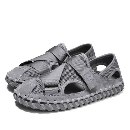 Summer Hollow Men's Breathable Mesh Sandals - Stylish Comfort for Every Occasion - Buy Center