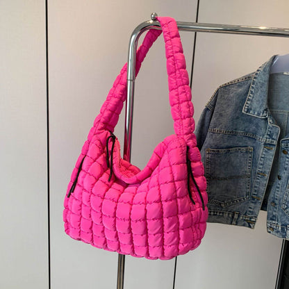 Buycenter Women's Large Capacity Pleated Cloud Shoulder Bag - Fashionable & Versatile - Buy Center