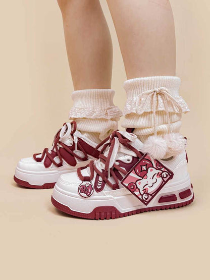 Red Board Women's Sports Platform Bread Shoes - Stylish, Comfortable Flats - Buy Center