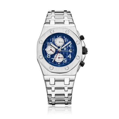 Three-Eye Waterproof Mechanical Watch - Stylish Automatic Timepiece 2025 - Buy Center