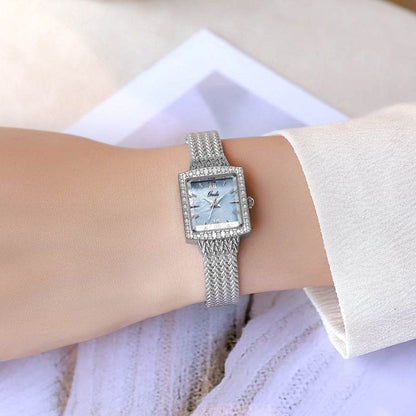 Niche Fritillary Waterproof Quartz Watch - Luxury Square Design for Women - Buy Center