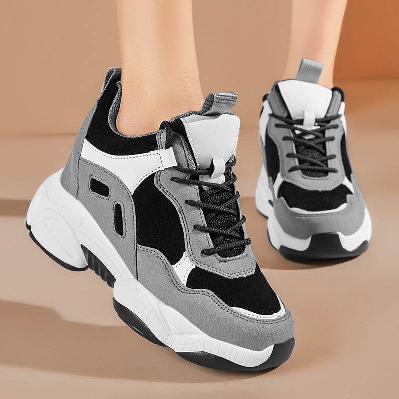 Buycenter Women's Hidden Heel Platform Pumps - Casual Wedge Flats - Buy Center