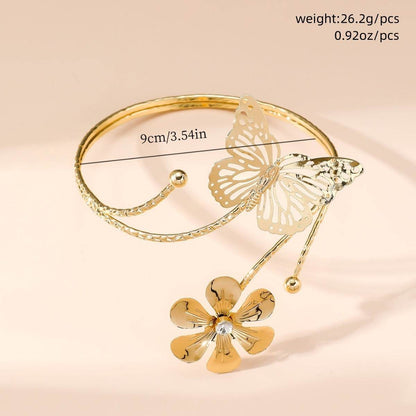 Buycenter Three-Dimensional Butterfly Arm Decoration - Exquisite Gold Alloy - Buy Center