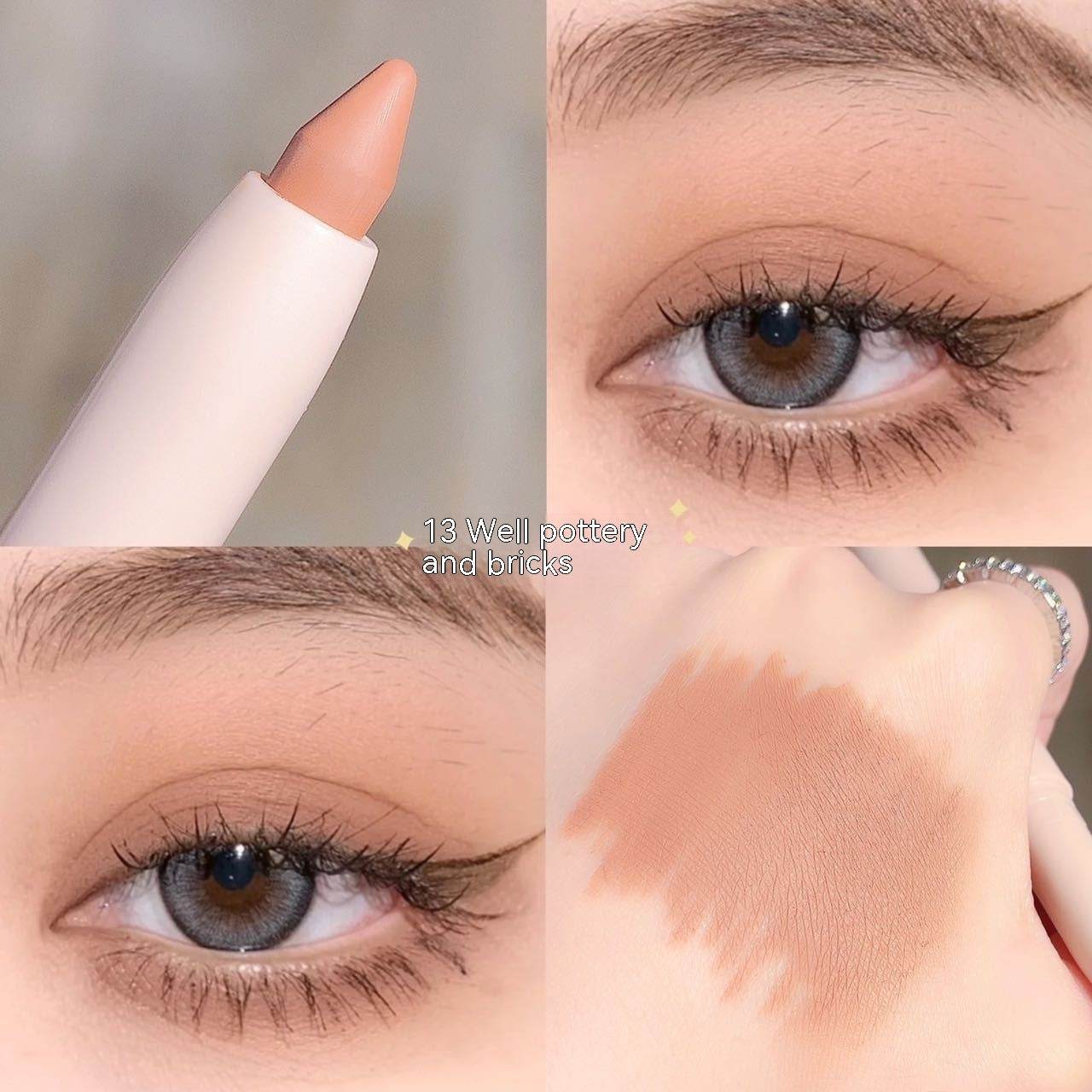 Crouching Silkworm Eyeliner Pen - Brightening Matte & Pearl Colors 2025 - Buy Center