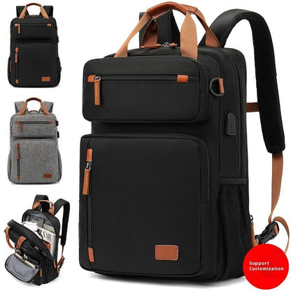 Large Capacity Waterproof Schoolbag - Men's 15.6-inch Laptop Backpack - Buy Center