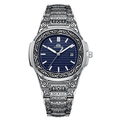 Carved Quartz Parrot Calendar Watch - Glow-in-the-Dark Waterproof Style - Buy Center