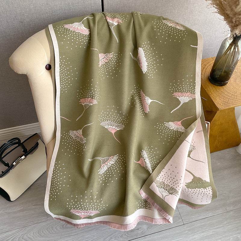 Cashmere-Like Thick Warm Tassel Scarf - Cozy Wrap for Every Season - Buy Center