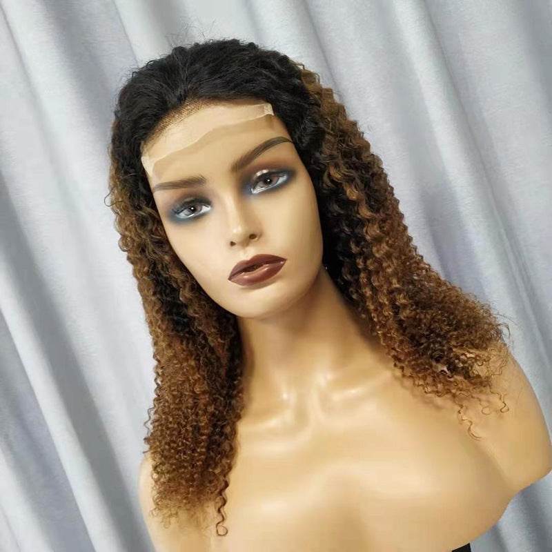 Kinky Curly Human Hair Wig - Versatile Long Style for All Skin Tones - Buy Center
