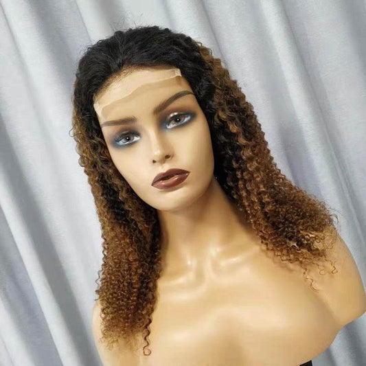 Kinky Curly Human Hair Wig - Versatile Long Style for All Skin Tones - Buy Center