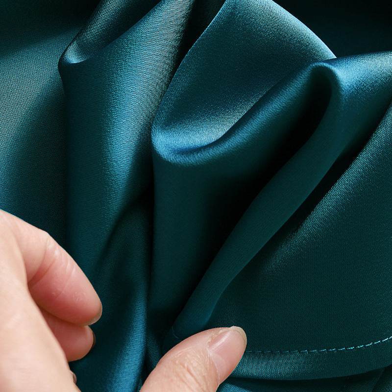 Silky Acetate Satin T-Shirt for Women - Loose Fit, Short Sleeve Style - Buy Center