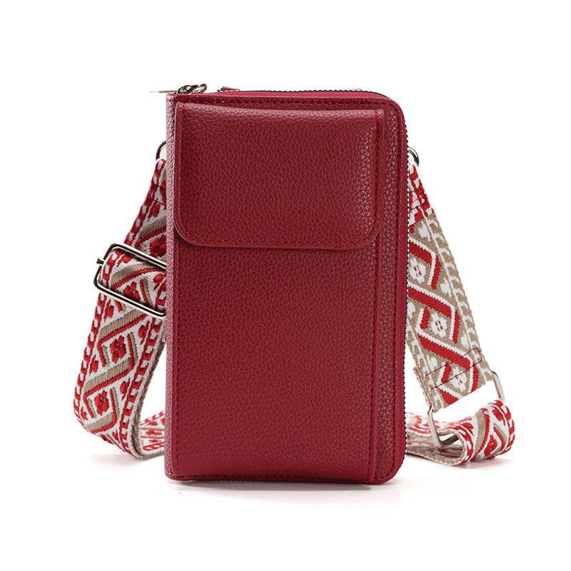 Stylish Women's Messenger Bag - Trendy PU One Shoulder Phone & Coin Purse - Buy Center