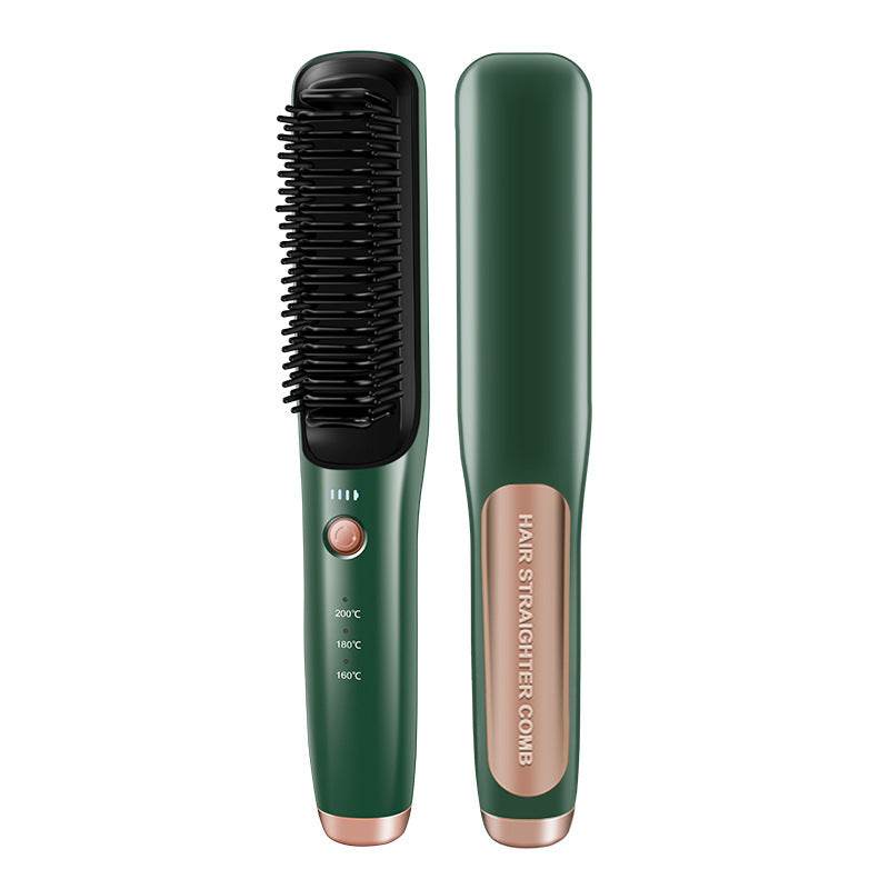 Dual-Use Wireless Straight Comb - Curler & Straightener in 5 Colors - Buy Center
