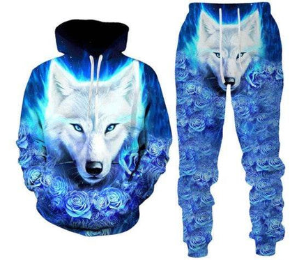 Fashion 3D Printing Sweatshirt & Sweatpants Set - Premium Stylish Summer Wear - Buy Center