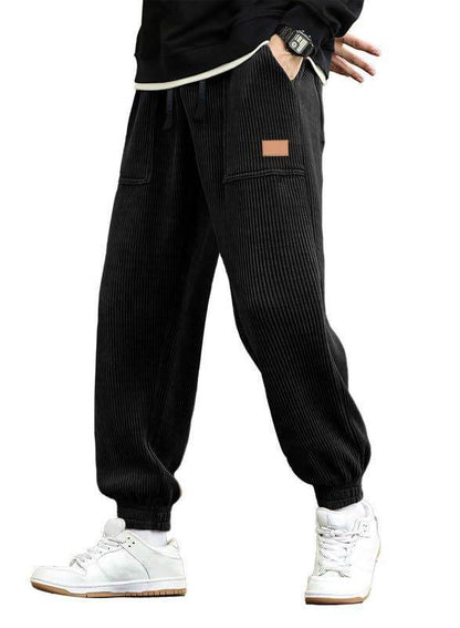 Men's Loose Corduroy Overalls - Comfortable Jogging Pants, Trendy Styles 2025 - Buy Center