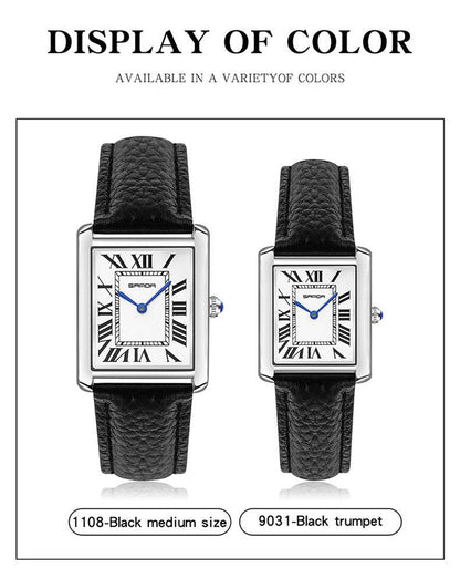 Roman Scale Waterproof Couple Watch - Trendy Fashionable Accessory 2025 - Buy Center