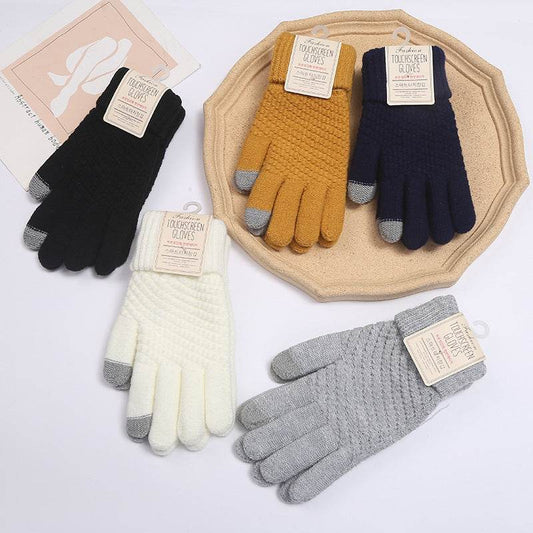 Women's Fleece-Lined Cycling Gloves - Windproof & Touch Screen Friendly - Buy Center