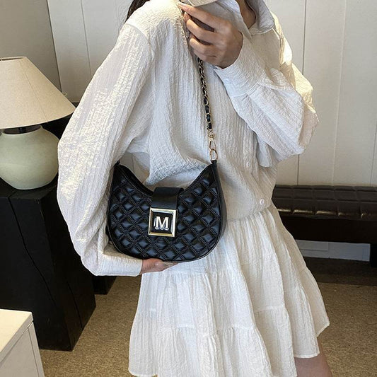 Women's Rhombus Chain Messenger Bag - Stylish & Versatile Crossbody 2025 - Buy Center