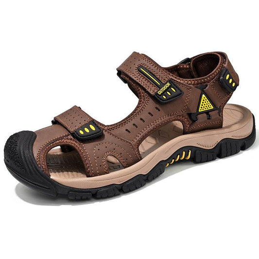 Men's Outdoor Sandals - Breathable Velcro Comfort, Non-Slip Support - Buy Center
