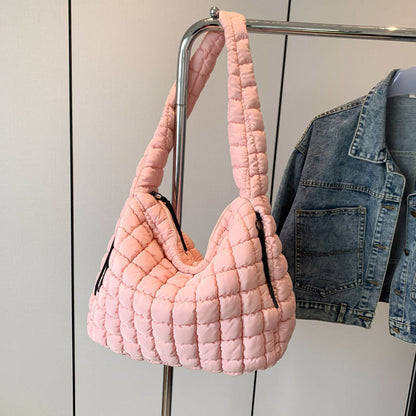 Buycenter Women's Large Capacity Pleated Cloud Shoulder Bag - Fashionable & Versatile - Buy Center