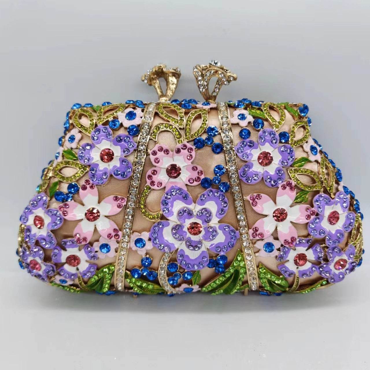 Dripping Oil Diamond Evening Bag - Elegant Enamel Flower Clutch 2025 - Buy Center
