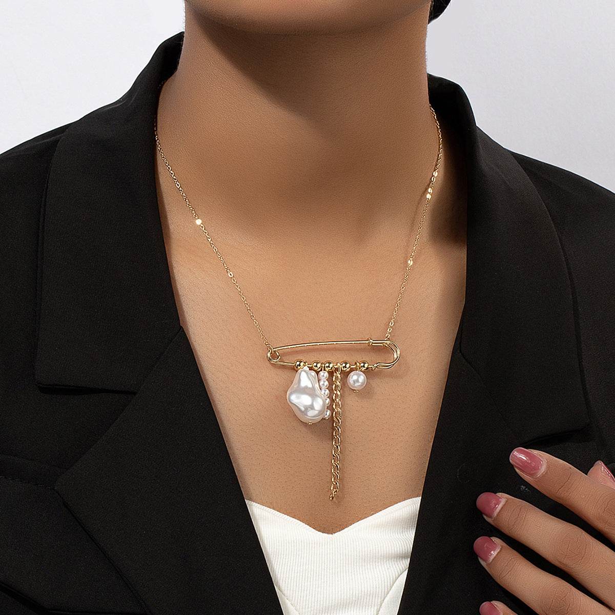 Elegant Mix and Match Baroque Pearl Tassel Necklace - Stylish Accessory 2025 - Buy Center