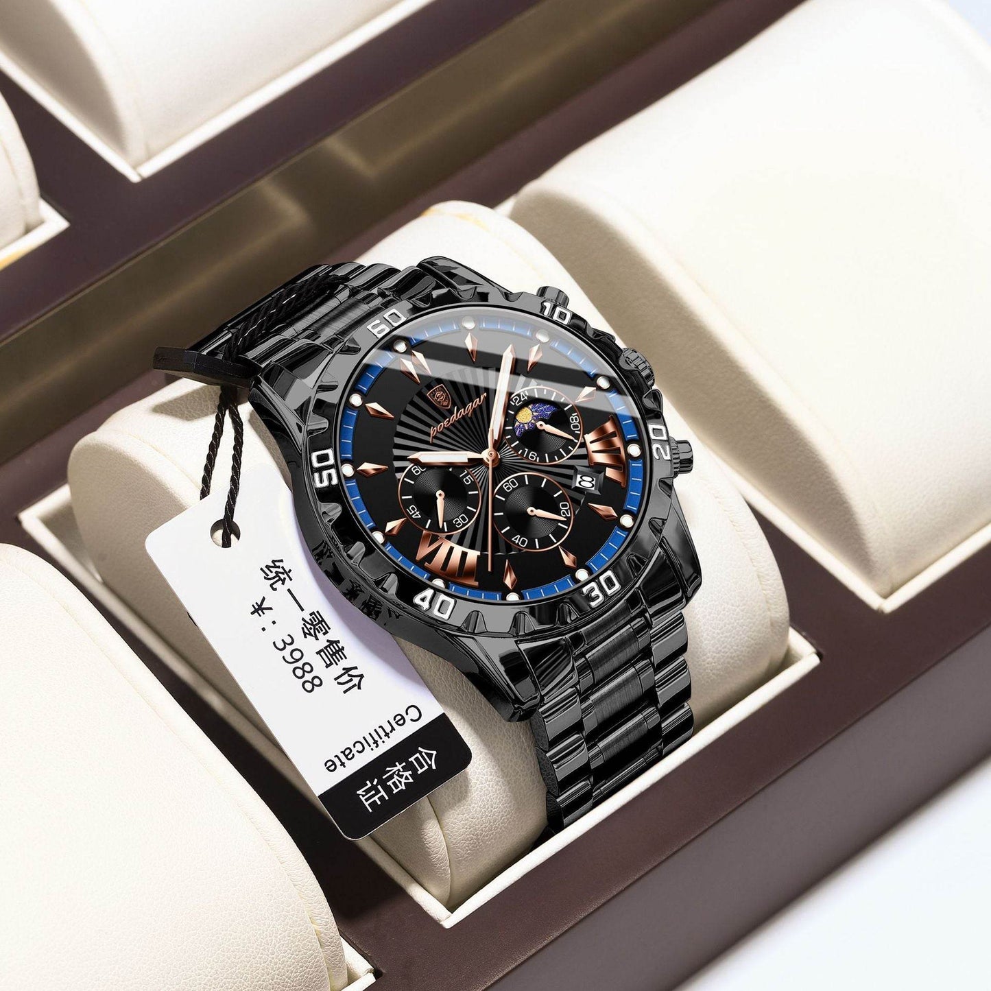 Buycenter Men's Luminous Quartz Watch - Stylish & Multifunctional Accessories - Buy Center