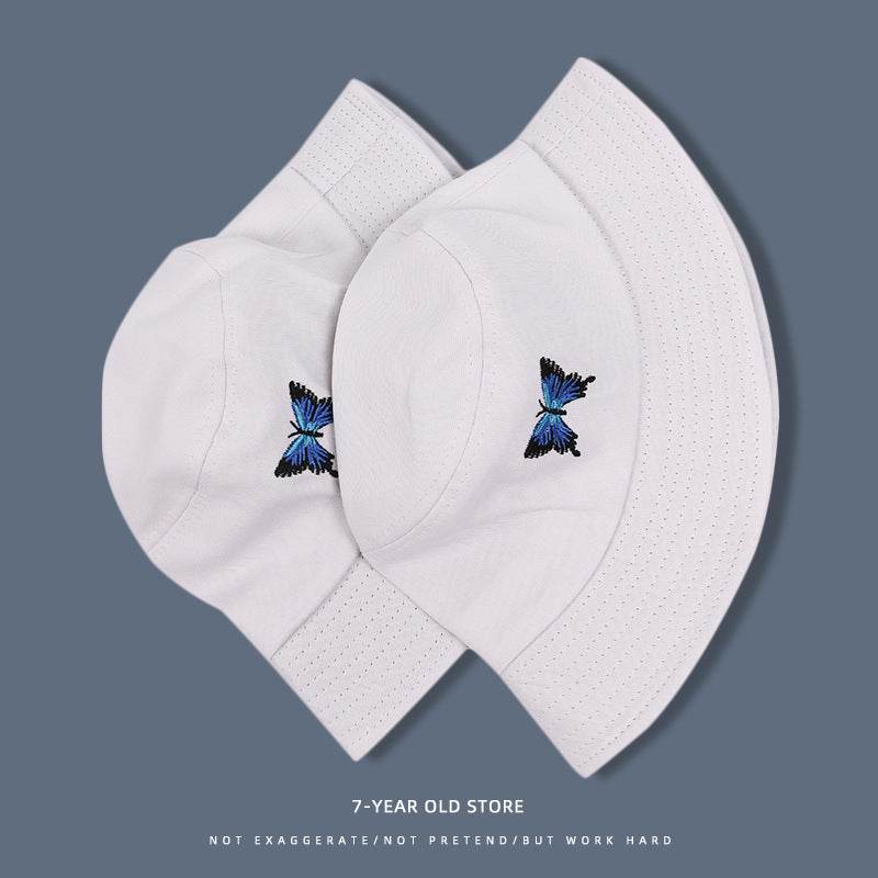 Buycenter Women's Embroidered Bucket Hat - Casual & Sun-Proof Design - Buy Center