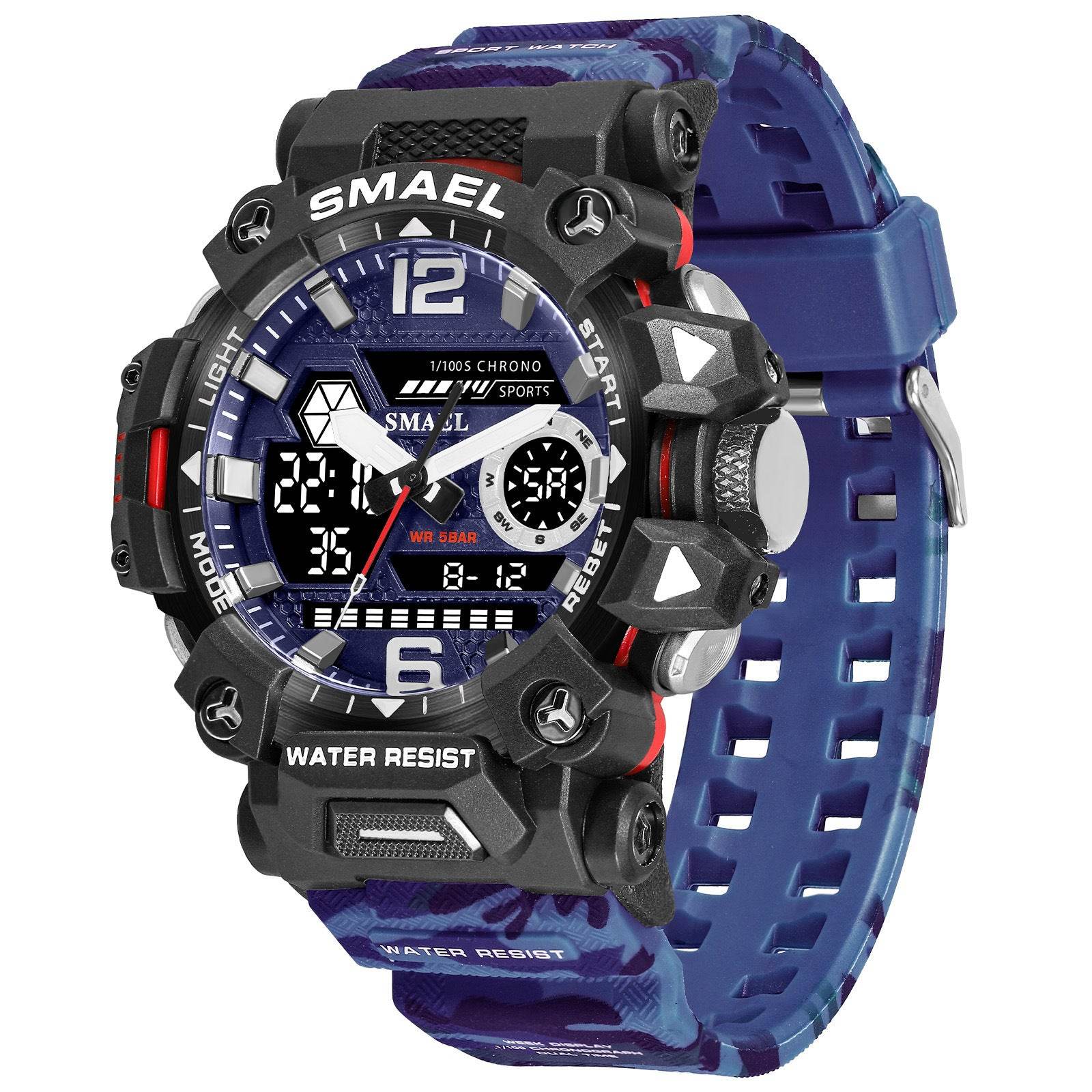 Tactical Camouflage Alloy Watch - Luminous & Waterproof Outdoor Accessory - Buy Center