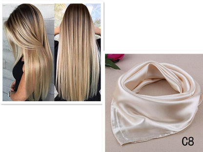 Women's Gradient Long Straight Wig - Lightweight Korean Silk, 80cm Style - Buy Center