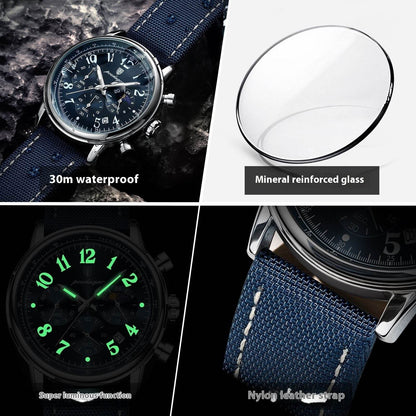 Buycenter Multi-functional Waterproof Quartz Watch - Stylish Casual Design - Buy Center