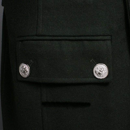 Buycenter Double-Row Woolen Coat for Men - Stylish & Comfortable Trench - Buy Center