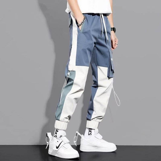 Men's Ankle-Tied Drawstring Cargo Pants - Stylish & Comfortable Design - Buy Center