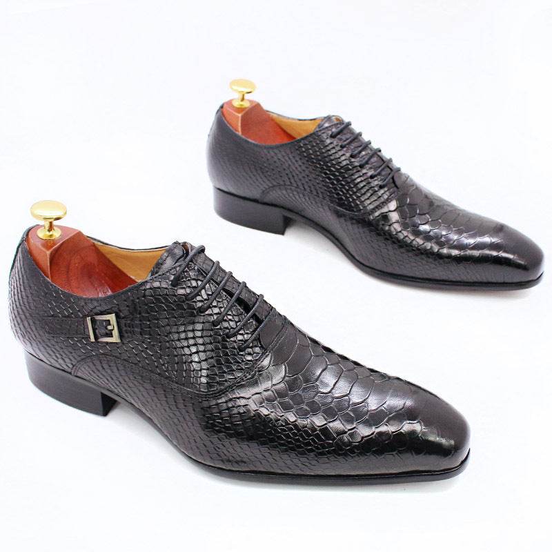 Buycenter Formal Leather Shoes for Men - Breathable & Wear-Resistant Oxford - Buy Center