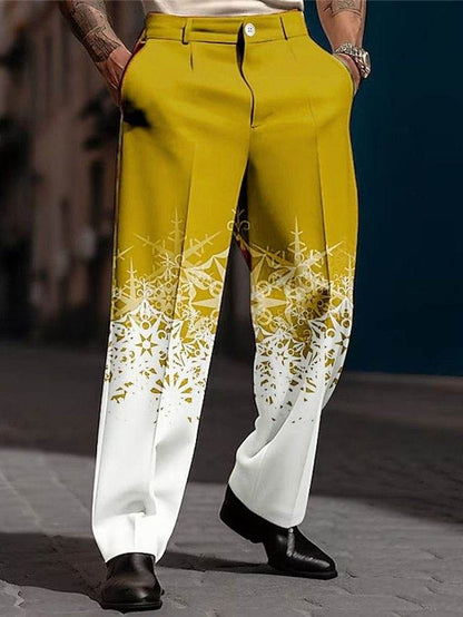 Buycenter Men's 3D Printed Casual Pants - Loose Fit, Multiple Sizes - Buy Center