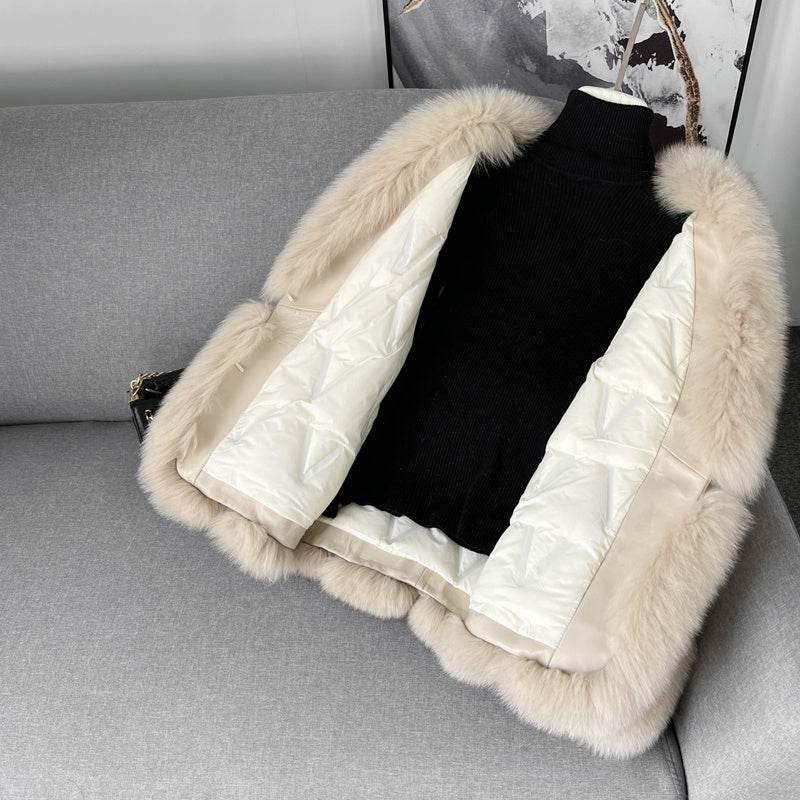 Buycenter Women's Thickened Fur Coat - Warm Down Jacket for Winter - Buy Center