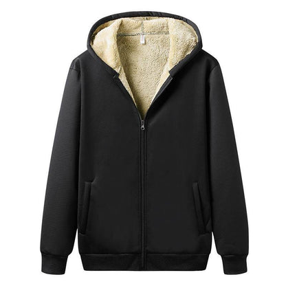 Plus Velvet Men's Casual Pajama Set - Stylish Lamb Velvet Comfort - Buy Center