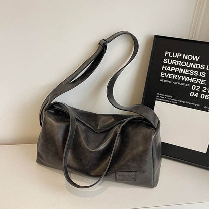 Women's Trendy One-Shoulder Bag - Soft PU, Large Capacity Crossbody - Buy Center