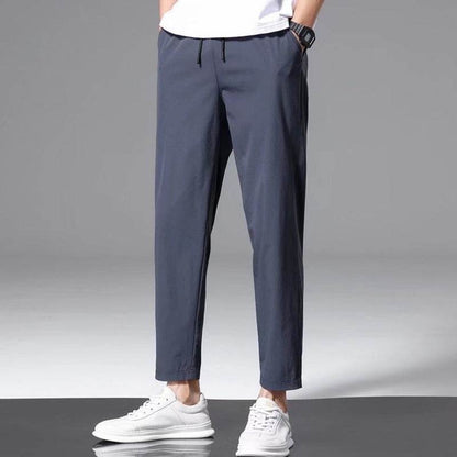 Thin Ice Silk Casual Pants - Men's Loose Sweatpants in Multiple Colors - Buy Center