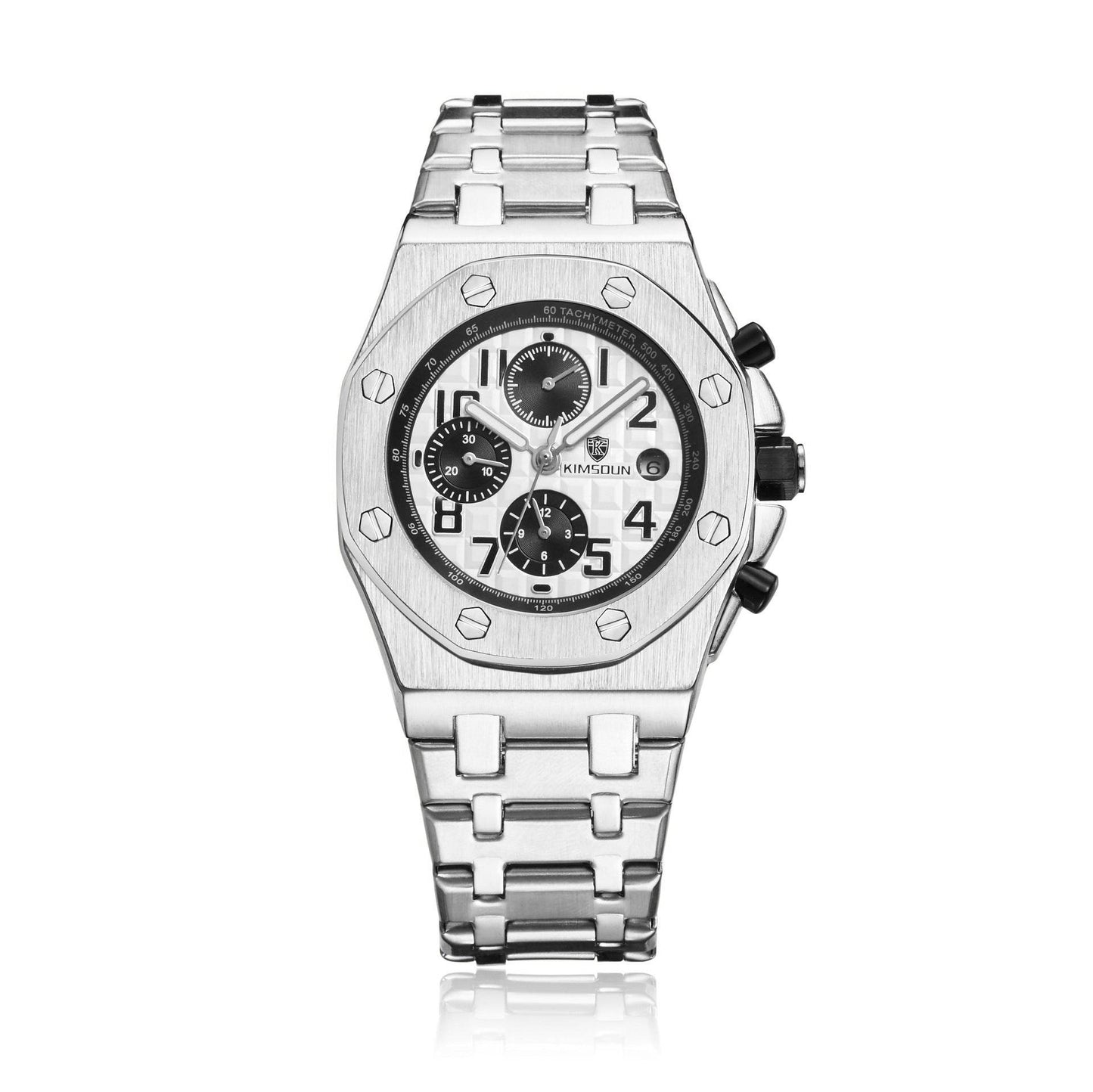 Three-Eye Waterproof Mechanical Watch - Stylish Automatic Timepiece 2025 - Buy Center