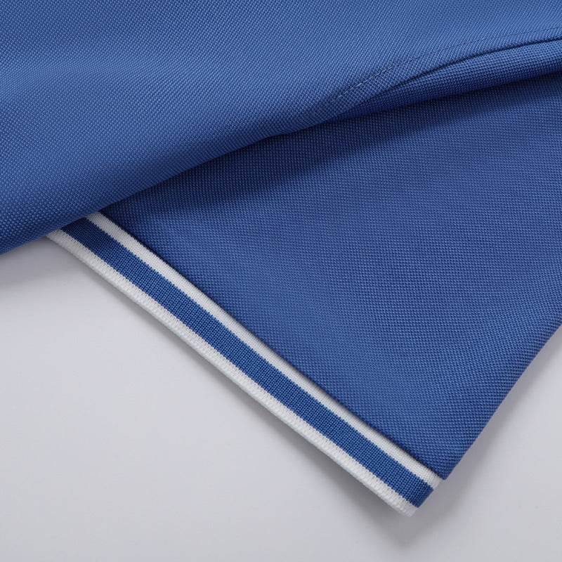 Men's Solid Polo Shirt - Short Sleeve Cotton T-Shirt in Vibrant Colors - Buy Center