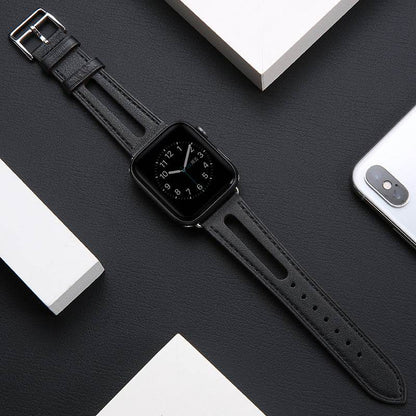 Generation Tide Men's Leather Strap - Breathable & Stylish for Apple Watches - Buy Center