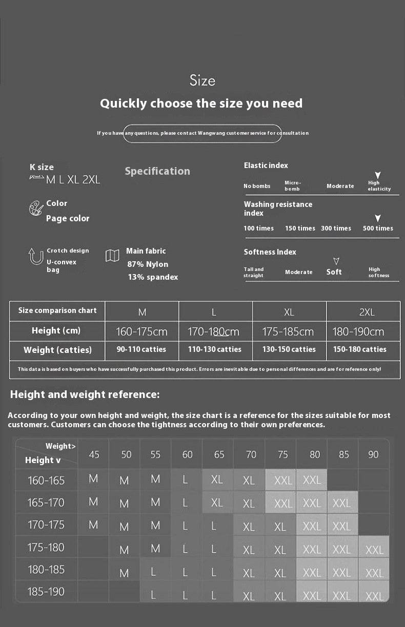 Men's T-Back Briefs - Low Waist Ice Silk Comfort in Solid Colors - Buy Center