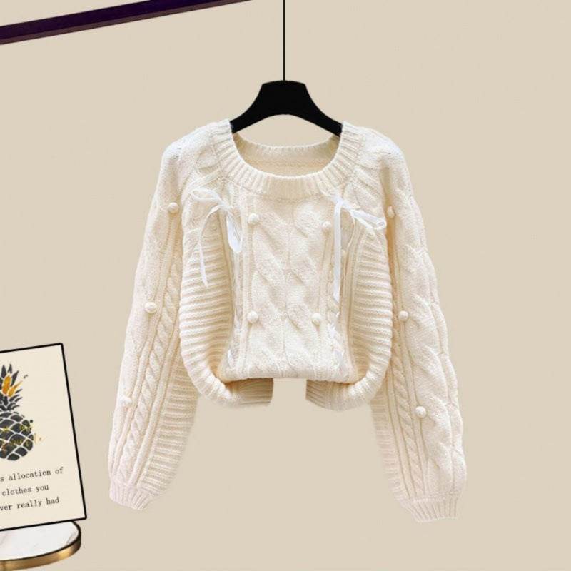 Women's Three-Piece Sweater Vest & Pants Suit - Cozy Urban Style 2025 - Buy Center